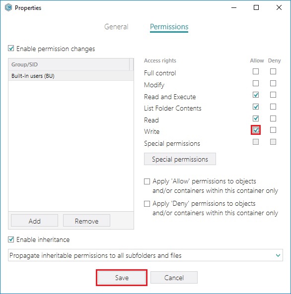 How to Set Permissions on Folders and Files of the Existing MSI Package ...